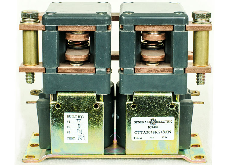 GE DC Contactor IC4482CTTA304FR248XN, 48V / 225A, Forward / Reverse (F/R) Relay