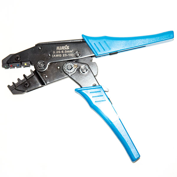 IWISS HS-40J Ratchet Type Crimper, 23-10 AWG Crimping Tool