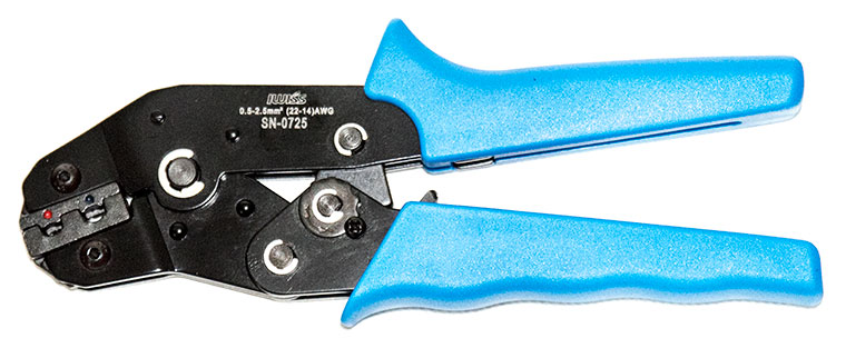 IWISS SN-0725 Ratchet Type Crimper, 22-14 AWG Crimping Tool