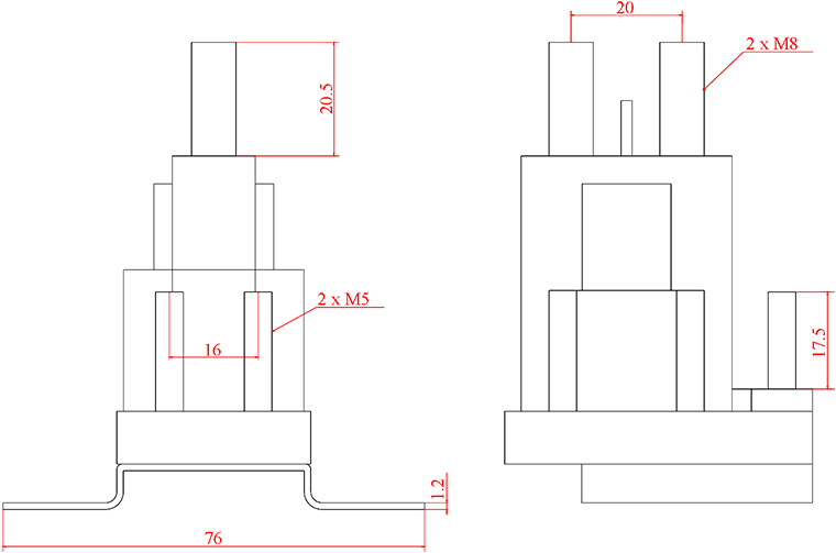 CUMMINS Diesel Engine Starter 3916302 Dimensions