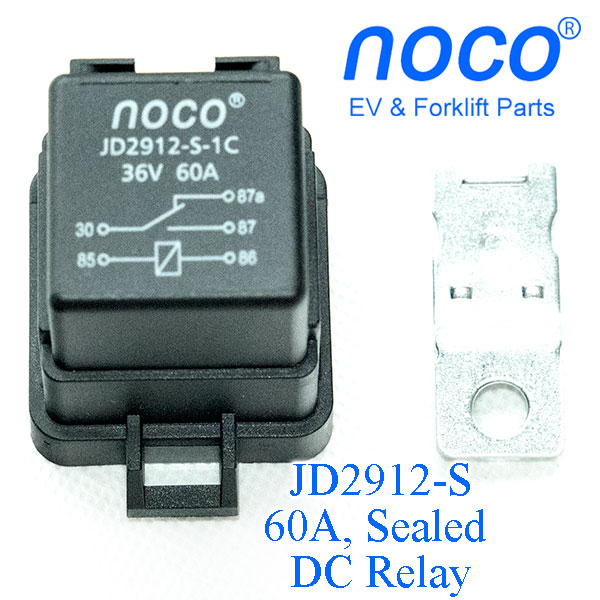 Waterproof JD2912-S DC Relay, With Wired Socket, With Bracket