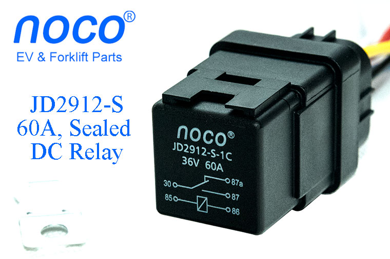 Waterproof JD2912-S DC Relay, With Wired Socket, With Bracket