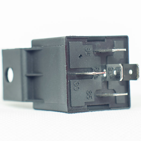 Bosch type automotive DC relay JD2912, with installation bracket