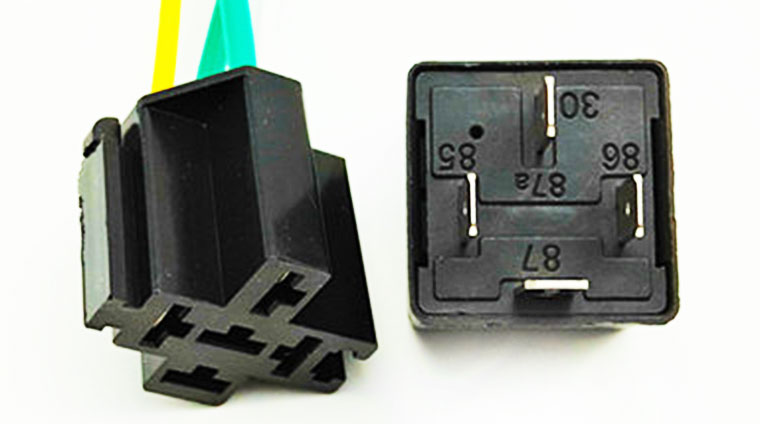 installation socket for JD2912 DC relay, Automotive DC Connection