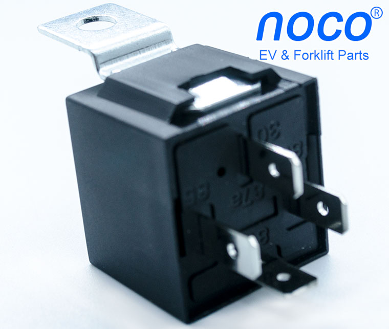 6V 40A Bosch Type DC Relay JD2912, With Metal Bracket, SPST, 1A Wiring Type SPST