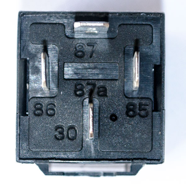 Bosch Type DC Relay JD2912, With Metal Bracket, SPST, With Spade Terminals