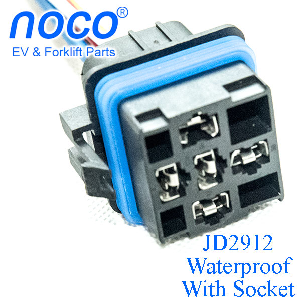 Waterproof JD2912-S DC Relay, With Wired Socket, With Bracket