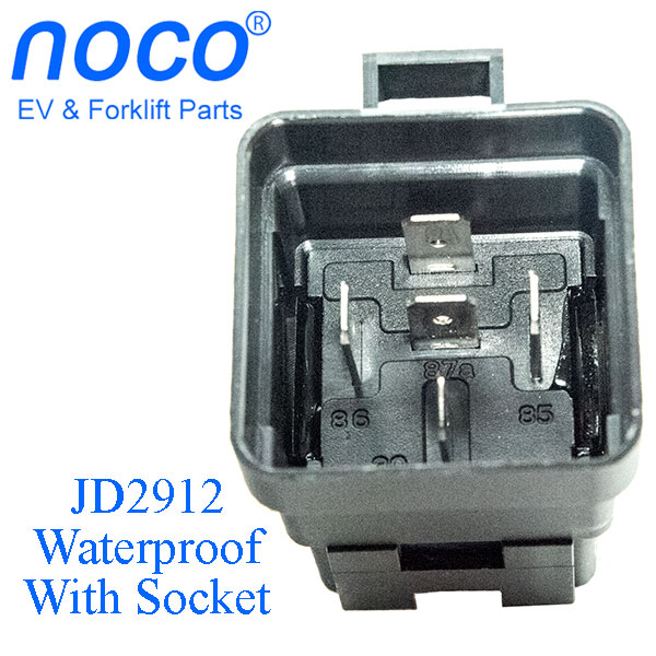 Waterproof JD2912-S DC Relay, With Wired Socket, With Bracket