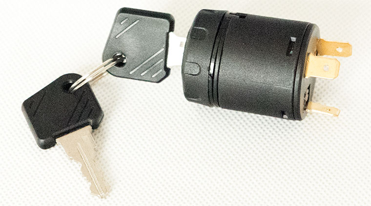 Automotive Key Switch, Model: JK 802, LINDE /  Jungheinrich / HELI Forklift Ignition & Starting Switch