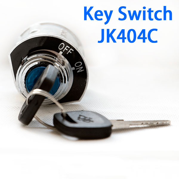 Automotive Key Switch, Model: JK404C, Electric Vehicle and Forklift Ignition & Starting Switch