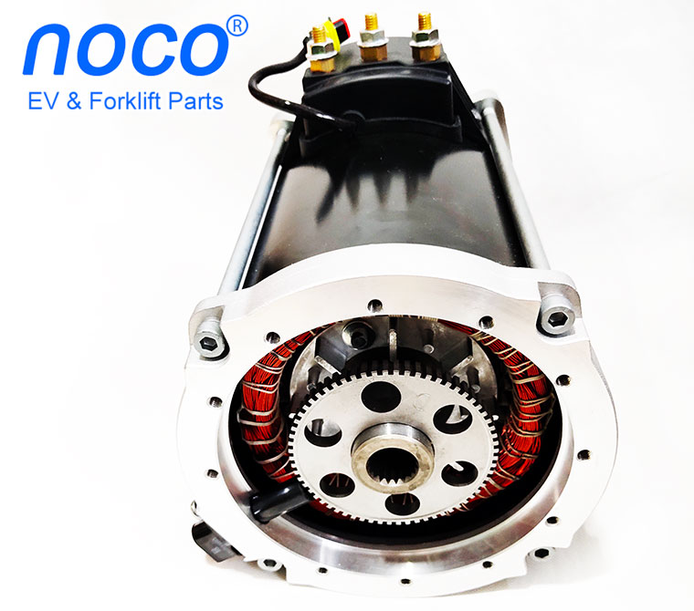 45V / 7.0kW MAHLE Three Phase AC Motor AMT7181, 72V Battery Powered Electric Vehicle Traction Motor