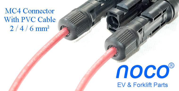 Photovoltaic Power Connector MC4, Prewired With Cable PV1-F1