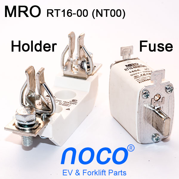 MRO RT16-00 / NT00 ceramic square pipe fuse, 500V 100kA