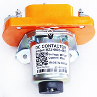 600A Double-coil DC Contactor MZJ-600S, Low Heat Dissipating DC Power Disconnector