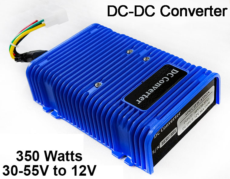 Non-isolated type DC-DC converter, 36-48V to 12V, 350 watts, electric vehicle 12V DC source