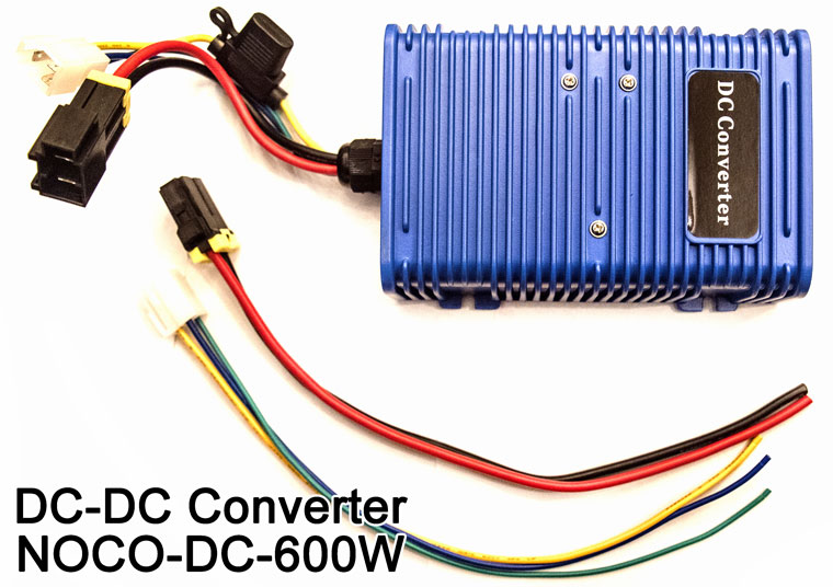 Non-isolated type DC-DC converter, 36-90V to 12V, 600 watts, electric vehicle 12V DC source