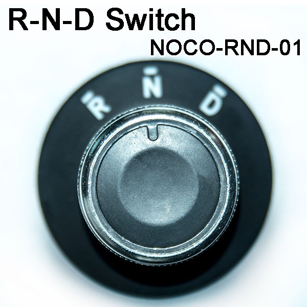 3-Position electric Vehicle Wheel Switch. Forward, Reverse and Neutral positions, With LED Display, model: NOCO-RND-01