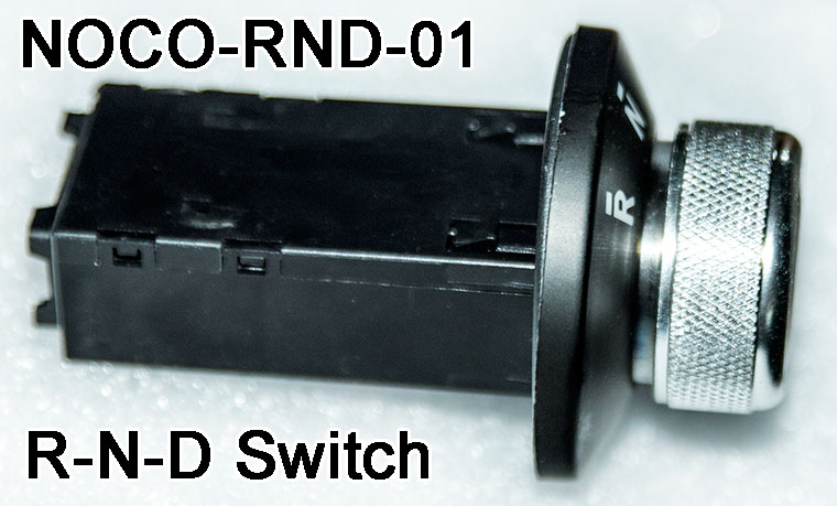 3-Position electric Vehicle Wheel Switch. Forward, Reverse and Neutral positions, With LED Display, model: NOCO-RND-01