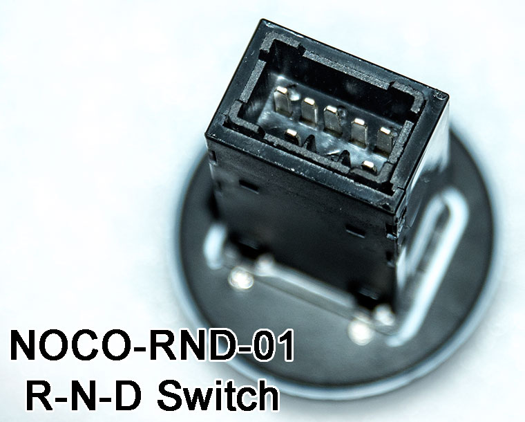 3-Position electric Vehicle Wheel Switch. Forward, Reverse and Neutral positions, With LED Display, model: NOCO-RND-01