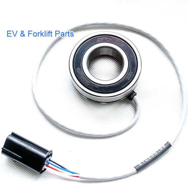 NSK 6206V Motor Encoder Unit, Forklift AC Motor Speed Sensor Bearing, With AMP / TE Square Connector 174259-2