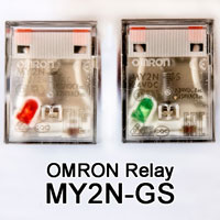 OMRON Relay MY2N-GS, With Socket PYF08A-E
