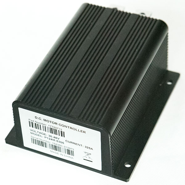 Programmable CURTIS DC Series Motor Speed Controller, PMC Model P124M-5305, 36-48V 325A, 0-5K or 0-5V Electric Throttle