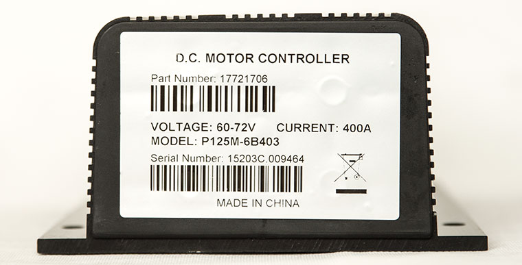 CURTIS DC Series Motor Controller P125M-6B403, 60V / 72V - 400A