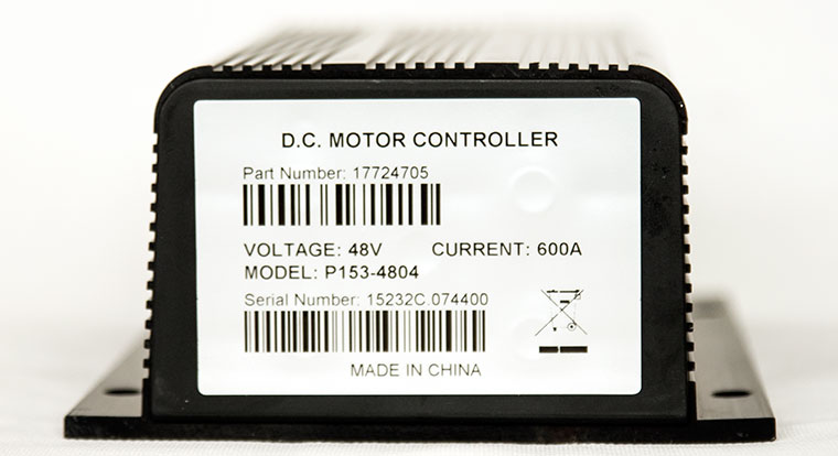 Programmable CURTIS DC Series Motor Speed Controller, PMC Model P153-4804, 48V / 600A, 0-5K or 0-5V Electric Throttle