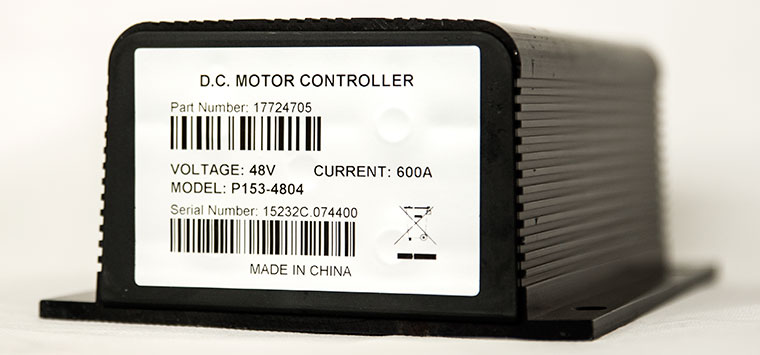 Programmable CURTIS DC Series Motor Speed Controller, PMC Model P153-4804, 48V / 600A, 0-5K or 0-5V Electric Throttle