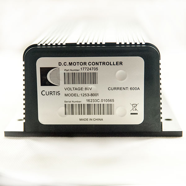 Programmable CURTIS DC Series Motor Speed Controller, PMC Model P153-8001, 80V / 600A, 0-5K or 0-5V Electric Throttle