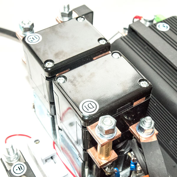 Programmable CURTIS Motor Speed Controller Assemblage, With 2-Wire 0-5K Potentiometer Throttle, Designed For Brush Type Permanent Magnet DC Motor