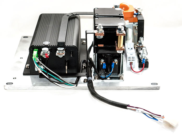 Programmable CURTIS Motor Speed Controller Assemblage, With 2-Wire 0-5K Potentiometer Throttle, Designed For Brush Type Permanent Magnet DC Motor