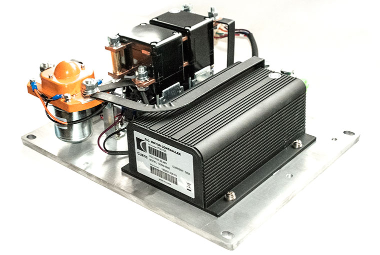 Programmable CURTIS Motor Speed Controller Assemblage, With 2-Wire 0-5K Potentiometer Throttle, Designed For Brush Type Permanent Magnet DC Motor