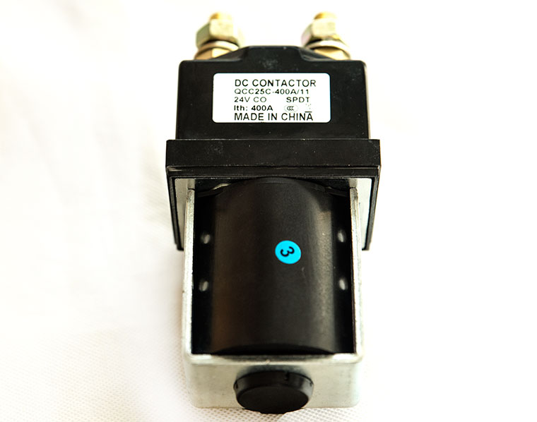 400A SPDT DC Contactor QCC25C-400A/11, One Normal Open And One Normal Close Solenoid