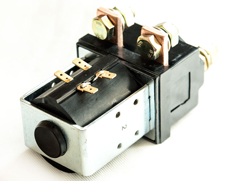 400A SPDT DC Contactor QCC25C-400A/11, One Normal Open And One Normal Close Solenoid