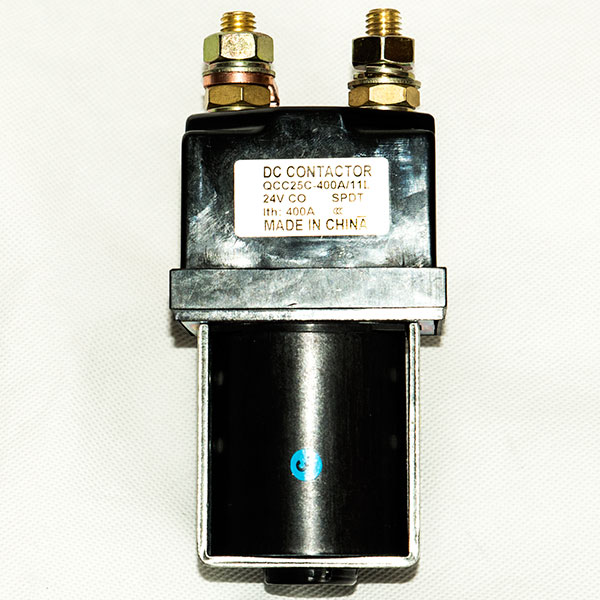 400A SPDT DC Contactor QCC25C-400A/11L, With Long Contact, One Normal Open And One Normal Close Solenoid