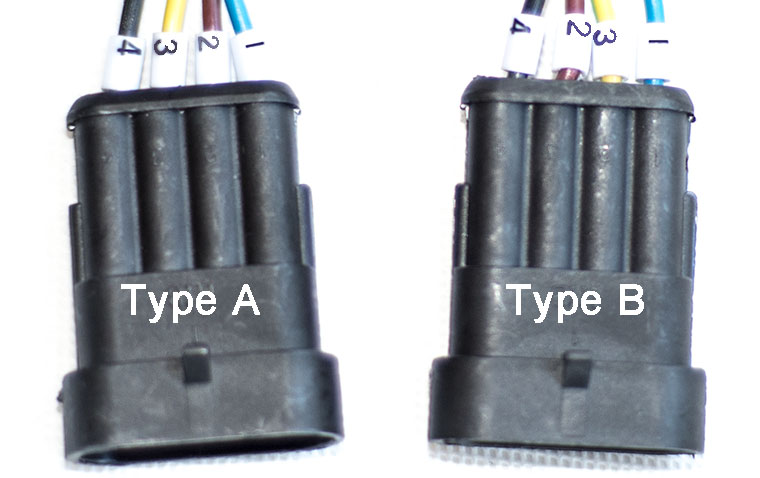 Wiring sequence of throttle model RJSQ-001LT-A and RJSQ-001LT-B