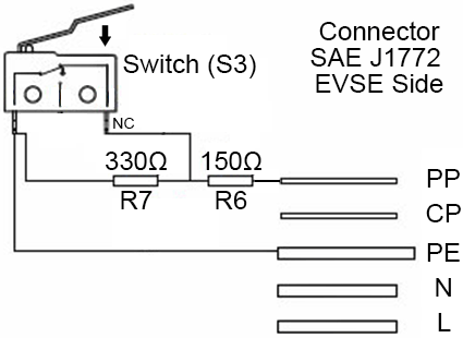 SAE J1772 Proximity Pilot Pin Wiring