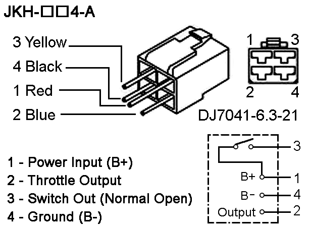 JKH 4-Wire Throttle Wiring