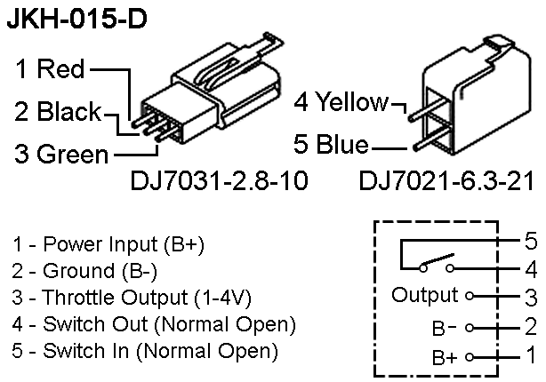 JKH 5-Wire Throttle Wiring