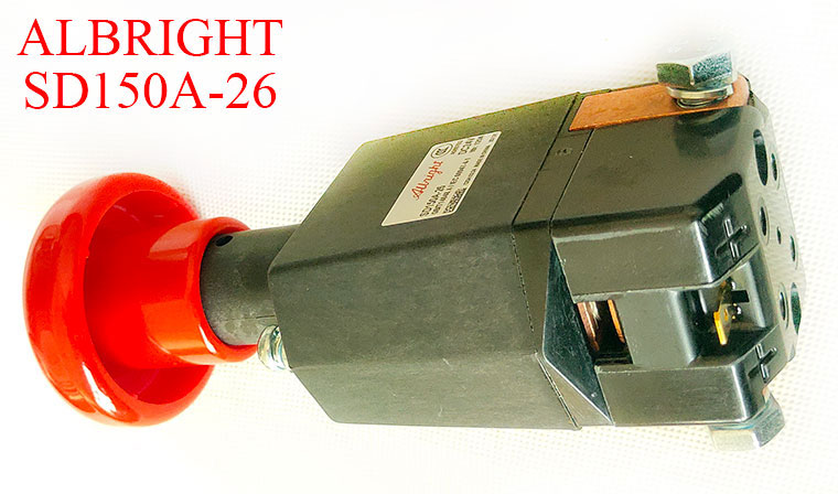 Abright SD150A-26 Emergency Disconnect Switch, 24V 125A, With Auxiliary Contact