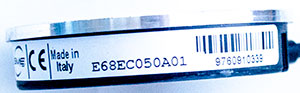 Product Label of SME Encoder E68EC050A01