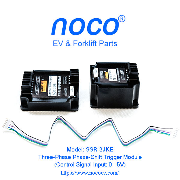 Solid State Relay, Three-Phase Phase-Shift Trigger Module Model SSR-3JK, With Three-Phase Synchronous Transformer Module TB-3