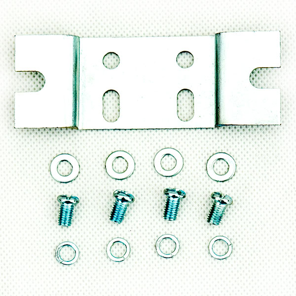 Albright SW180, SW181, SW200, SW201, 200A / 400A SPST SPNO DC Contactor Installation Bracket, Top Hat Shape