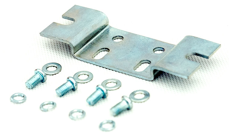 Albright SW180, SW181, SW200, SW201, 200A / 400A SPST SPNO DC Contactor Installation Bracket, L Shape