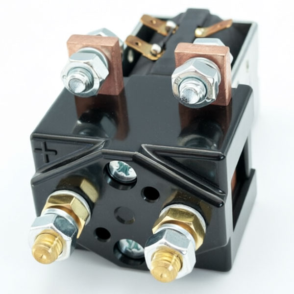 Albright Single Pole Double Throw DC Contactor SW181B-248T, SPDT, Rated for 80V 200A, With Magnetic Blowout, Designed for Regenerative Braking and Reversing in Electric Forklifts, Pallet Jacks, and Industrial Trucks