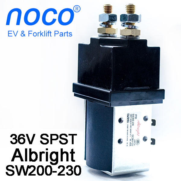 Albright SPST Normal Open DC Solenoid SW200-230, Forklift 36V 400A lifting pump contactor