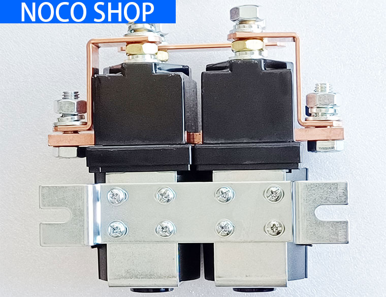 400A SW202 Style Motor Reversing Contactor, Paired Single Pole Double Throw Contactor With Bracket