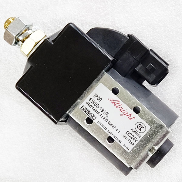 Abright SW80-1919L DC Contactor, 24V, Ith 125A, with JPT Connector