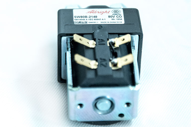 Abright SW80B-2149 DC Contactor, 80V 125A CO, With Magnetic Blowout